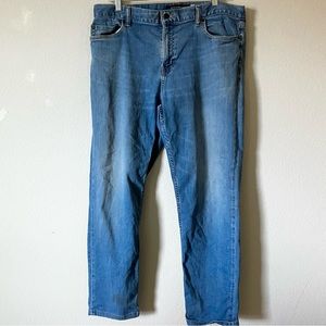 Banana Republic Men’s 36x34 Tapered Fit Casual Contemporary Modern Blue Jeans